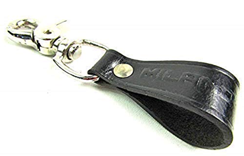 Milano Men's Belt Loop Key Holder Lobster Clasp Security One Size Black