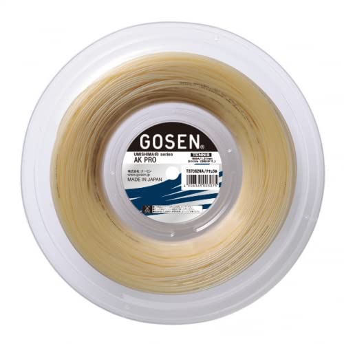 Gosen Ak Pro Cx, 17 Natural 40' Good Control And Tension Retention, Multifilament Tennis String #TOP16