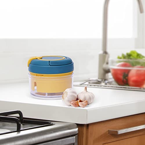 Manual Food Processor Vegetable Chopper, Portable Hand Pull String Garlic Mincer Onion Cutter For Veggies, Fruits #TOP6