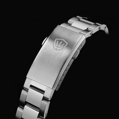Image of watchdives Chronograph Watch, WD16500 V2 Quartz Men Watches Japan VK63 Meca-Quartz Movement 38mm Sapphire Crystal Wristwatch 100M Waterproof Sport Watch, Stainless Steel Bracelet