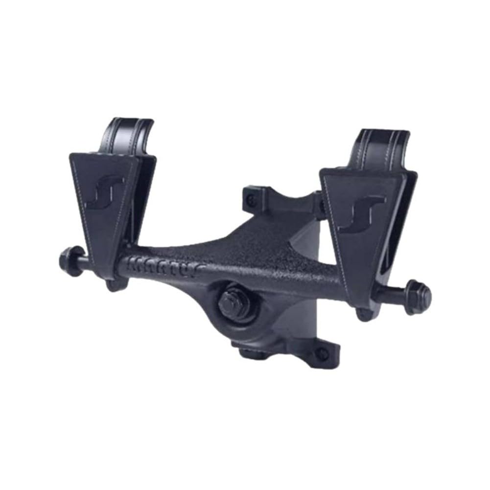 EasyByMall Estante de almacenamiento de pared para snowboard, soporte de tablero de esquí ABS para exhibición de garaje, organizador vertical que ahorra espacio