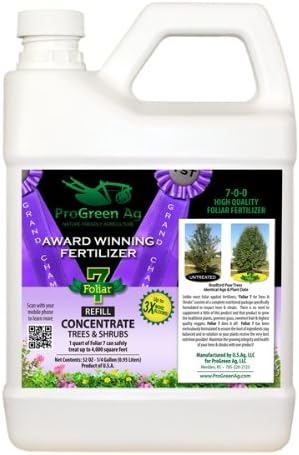 Pro Green Ag M-2835B Foliar-7 High Quality Natural Foliar Fertilizer, 1-Quart
