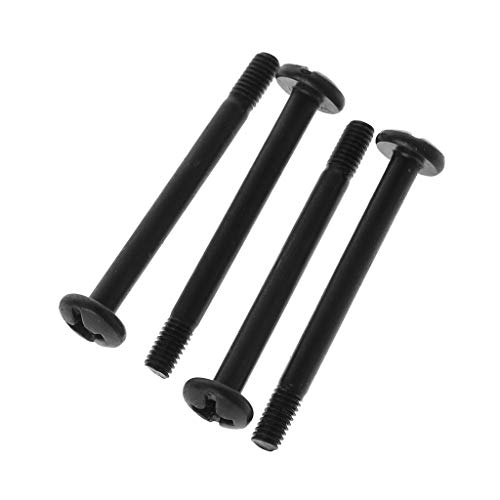 Enyu - 8 tornillos mezclados M3x 6 mm 30 mm de agua radiador accesorios negro