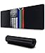 Produktbild Südafrikanische amerikanische Flagge Mauspad rutschfest (31,5 x 11,8 Zoll) Extra große Gaming-Mauspads/erweiterter schützender Schreibtisch