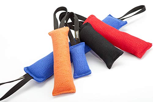 Dingo Gear Baumwolle-Nylon Mini Beißwurst für Hundetraining 10 x 5 cm Mini Blau S00088