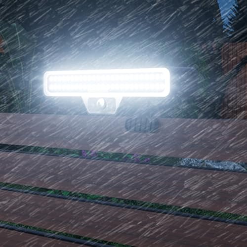 Luces solares al aire libre con clip antilluvia para iluminar cobertizos de patio y camping 3