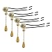Interruptor de cable de cadena de tracción de 4 Uds 250V 125V, lámpara de ventilador de techo universal para el hogar, reemplazo de luz de pared para lámparas, lámparas de escritorio