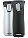 Contigo AUTOSEAL Pinnacle Vacuum-Insulated Stainless Steel Travel Mugs, 14 oz, Polar White & Matte Black, 2-Pack