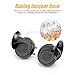 300DB Super Loud Train Horn, 2PCS Car Air Electric Snail Double Horn, 12V Waterproof Air Horns Replacement Kit, Automotive Accessories Universal for Car, Motorcycle, Truck, Bike, Boat (Red)