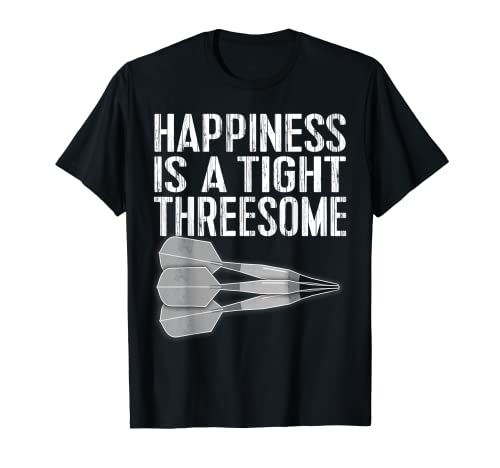 Dart tshirt - Felicità è un stretto trio Tee Maglietta