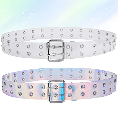 KESYOO 2 Pcs Cinto de Calça Jeans de Couro Retro Cintura Cinto Jeans Cinto de Ar Buraco Cinto para C