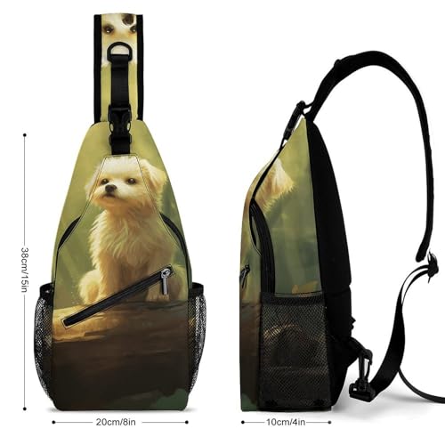 Mochila bandolera deportiva para viaje y senderismo miniatura 2