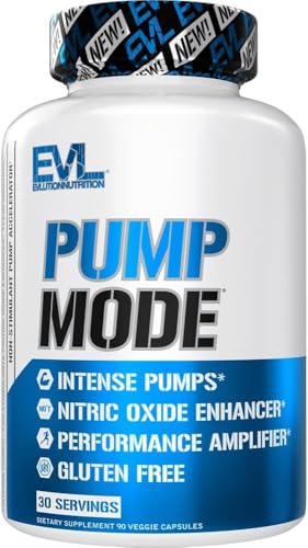 Image of Evlution Nutrition PumpMode - Nitric Oxide Supplement - Non Stimulant Supplement with Arginine Betaine and Pine Bark for Maximum Pumps and Performance - Gluten Free Pre Workout Supplement