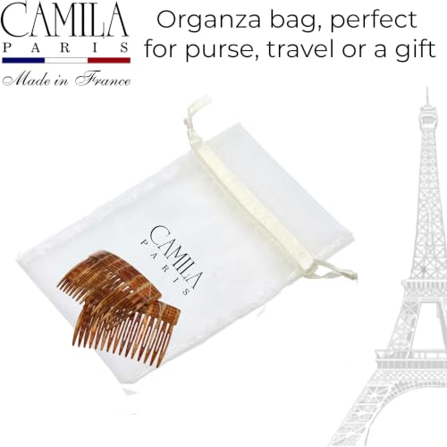 Image of Camila Paris CP2943 Hair Side Comb, 3 inch Small French Twist Hair Combs Clips