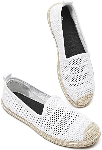 BABUDOG Women’s Breathable Mesh Flats Shoes, Soft