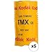 Kodak 857 2273 Professional 100 Tmax Black and White Negative Film 120 (ISO 100) 5 Roll Pack