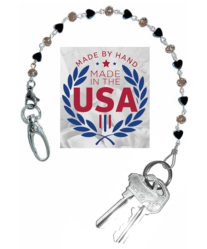 Hidden Hollow Beads Key Keeper 12" Women's Hand Beaded in