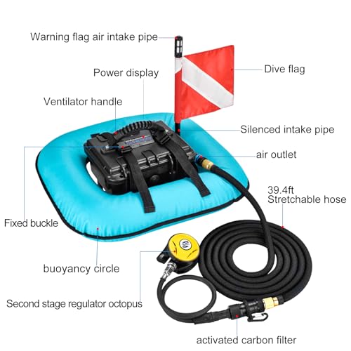 image for DS DCCMS DCCMS Diving Ventilator,Tankless Scuba Diving System with Rec
