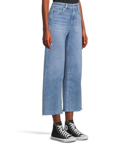 PAIGE Women's Anessa Jeans with Raw Hem2