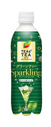 伊藤園 TEAs'TEA NEW AUTHENTIC グリーンティースパークリング レモン&ライム 450ml×24本