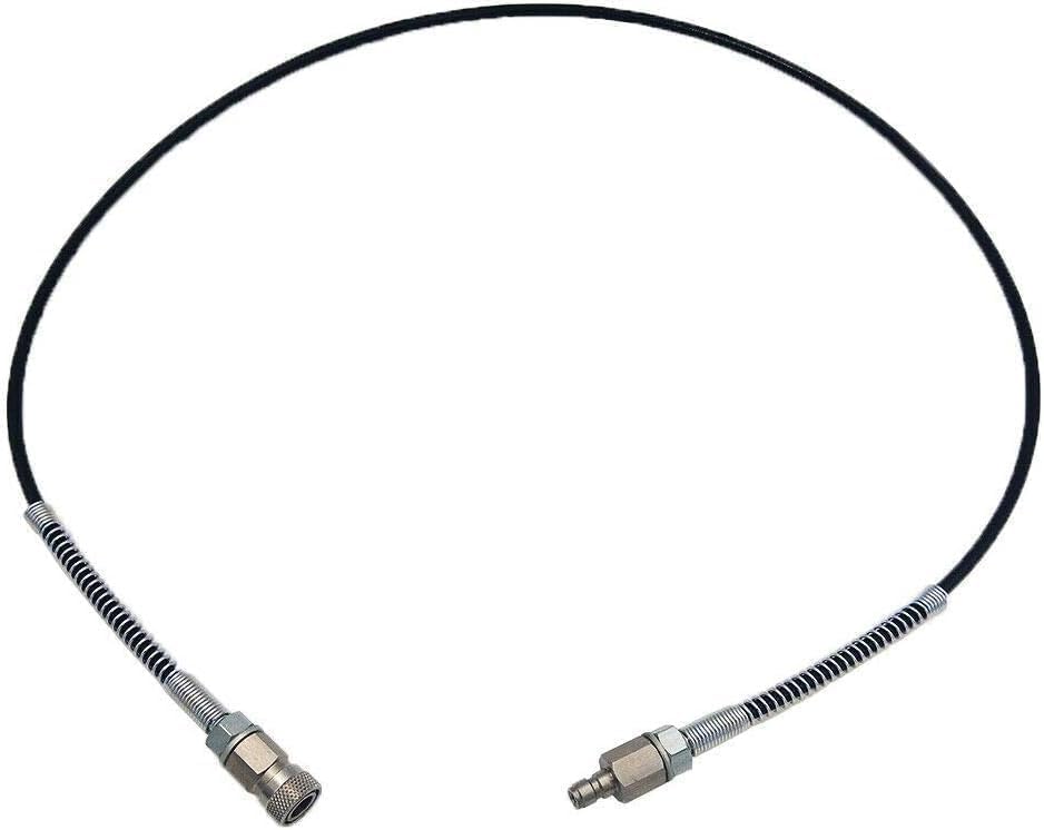 Paintball DN2 36" Microbore Hose for Air Gun Fill Station/Charging Adaptor Black Hose - Image 2