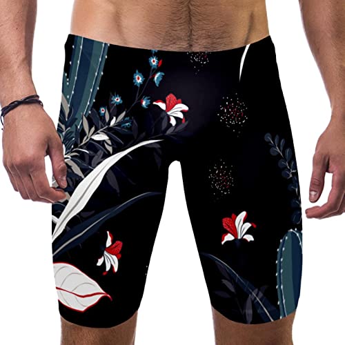 Traje de baño de natación cómodo y resistente en talla grande para hombres