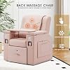 Artist hand Pedicure Spa Chair, Massage Chair, with Smart Foot Bathtub, Hand Wash, Salon Chairs for Manicure, Foot Bath (Pink)