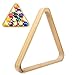 lvifloae Billiard 16 Ball Tripod Pool Table Equipment Snooker Accessories Wooden Professional Billiard Triangle Diamond Frame Can Hold Regular Size Billiard Balls 1 Portable billia (American Tripod)