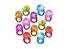 C&H Solutions Novelty 96 ct Flashing LED Bumpy Rings Blinking Soft Jelly Glow by C&H