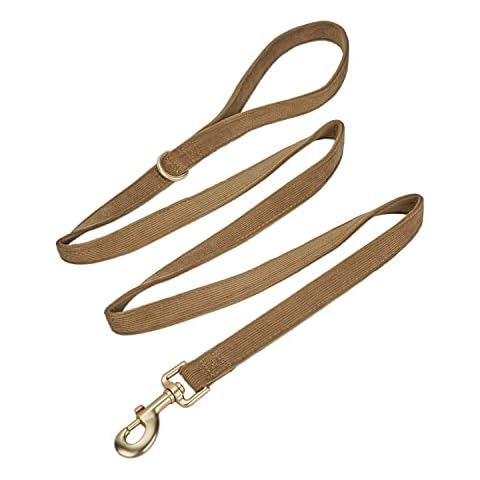 YUDOTE Soft Corduroy Dog Lead for Medium Dogs Cover