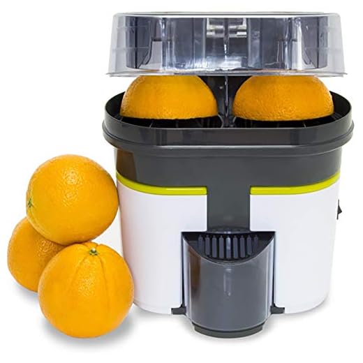 Cecotec Exprimidor Cecojuicer Zitrus Turbo. 90 W, 2 Cabezales, Depósito de 500 ml, Libre de BPA, Fácil Limpieza