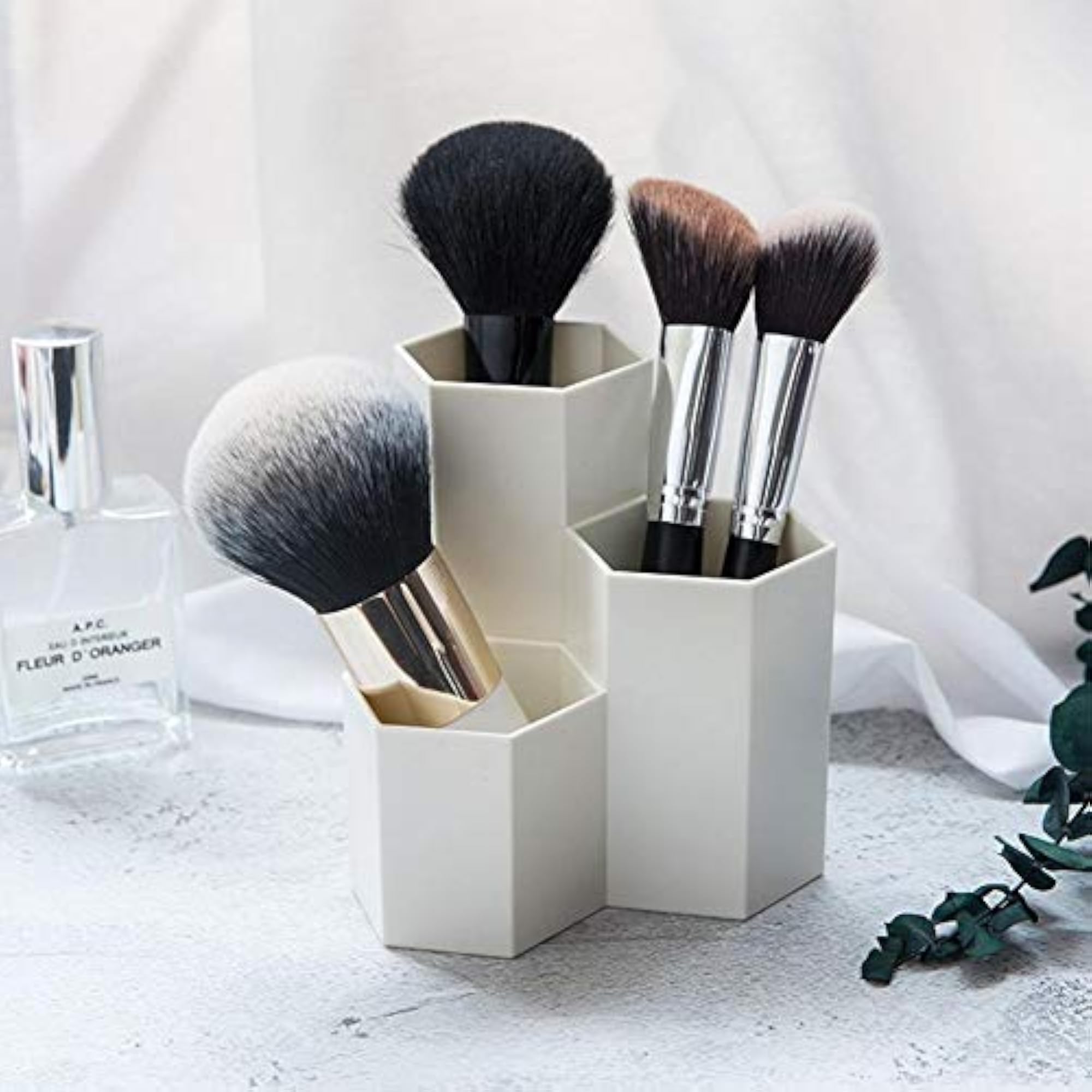PS Nail Polish Cosmetics Box Pen Holder Makeup Brush Storage Case