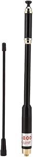 High Gain Walkie Talkie Antenna, RH 660S SMA F Female/Male 144/430MHz Dual Band Telescopic Antenna for BaoFeng UV 5R GT 3TP UV 82HP BF (Femal)