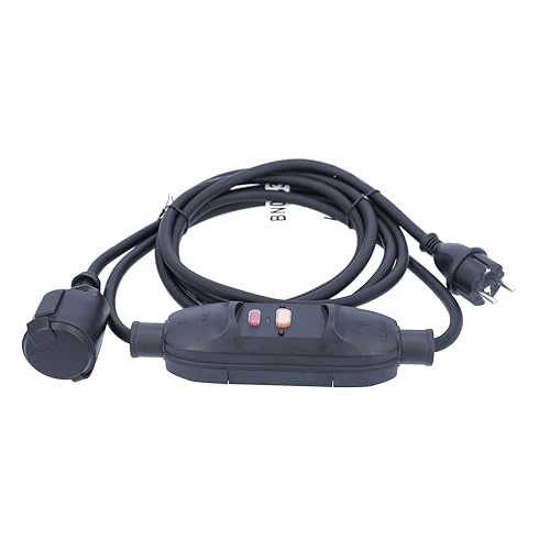 Interruptor de protección PRCD-S integrado en alargador resistente a salpicaduras IP44 2