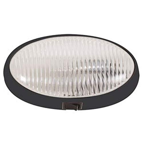 Optronics RVPL7CBFS Surface Mount Porchlight - Clear Oval, Black Housing by Optronics - Used condition - US$19.42