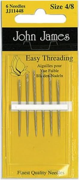John James Sharps #4/8 Easy Thread 12/Box
