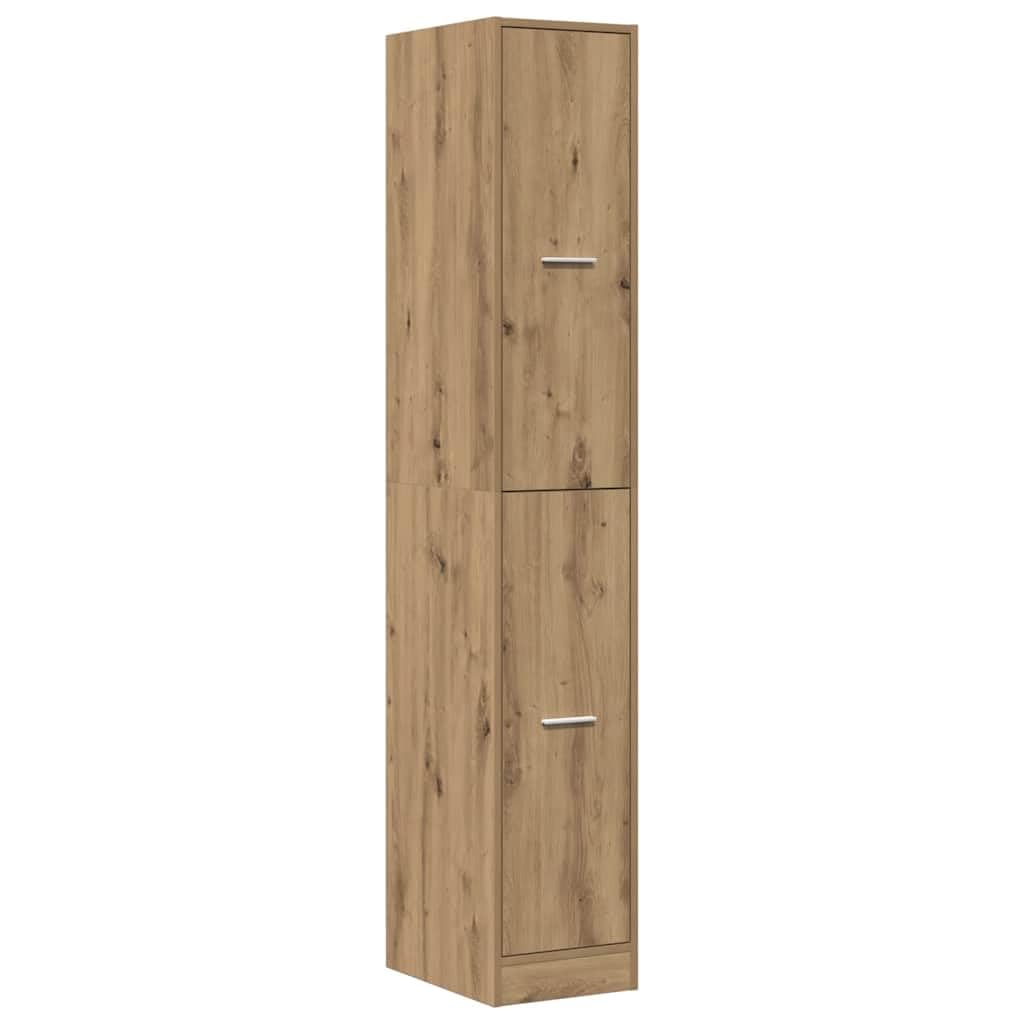 Générique Armoire d'apothicaire chêne Artisanal Bois d'ingénierie,Casiers & armoires de Rangement,3309635
