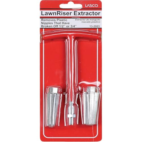 Extractor de boquilla de PVC Larsen Supply 13-2003, llave extractora de aspersor 0.5 0.75 3