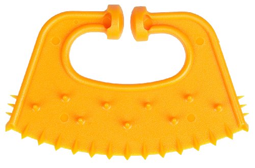 Syrvet Nylon Calf Weaner Weaning Plastic Orange Flat Fan 50 Count