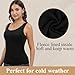JOYSHAPER Thermal Tank Top for Women Fleece Lined Cami Underwear Sleeveless Warm Base Layer Vest Winter