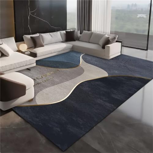 Tapis de salon au design minimaliste moderne lavable et doux - 2