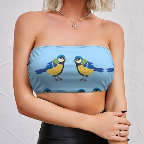 Womens Tube Tops Strapless Crop Tops Backless Sleeveless Bandeau Cute 2024 Summer Bandeau Tops2