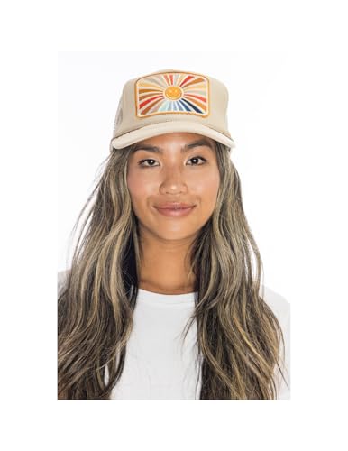 Image of Friday Feelin' Trucker Hat Women Men Baseball Cap Western American Fitted Trucker Hats Baseball Hat All Occasion - One Size