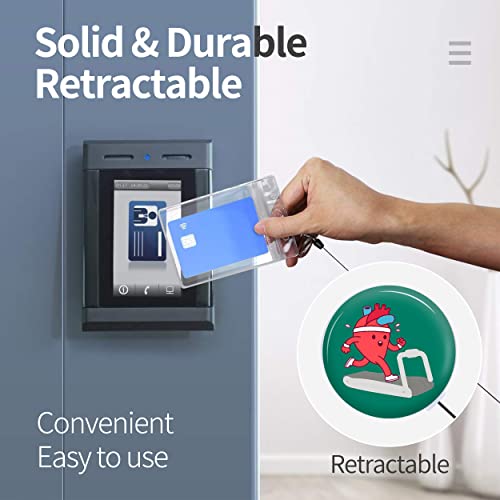 Heart Cardiac Badge Reels Holder Retractable With Id Clip For Nurse Name Tag Card Funny Anatomy Nursing Doctor Teacher Student Medical Md Work Alligator Clip Zjk1015 #TOP3