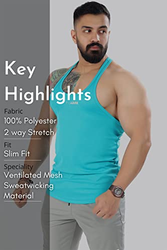 Image of FUAARK Men's Stringer Y Back Bodybuilding Gym Tank Tops
