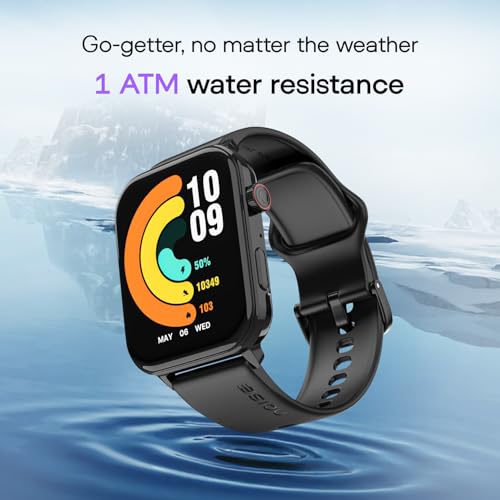 Image of Noise Icon 5 Smartwatch with AI Watch Faces & AI Search, 1.95 inch AMOLED Display, 10 Days Battery, Bluetooth Calling, 100+ Sports Modes, IP68 (Jet Black)