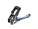 PROGRIP 320630 Cargo Tie Down Standard Duty Ratchet with Webbing and Hooks: Bar Handle and J-Hooks, 16