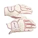 Wwhe0514rlq Golf Gloves Women 1 Pair Left Hand Right Hand Golfer Breathable Mesh Micro Fiber Cloth Non-Slip Particles Golf Accessories,XL(Length19.5cm)
