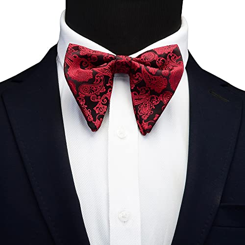 Set de pajarita para hombre con pañuelo y gemelos miniatura 2