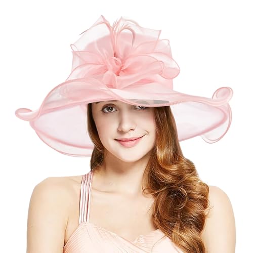 2026 Derby Hats for Women Girls Ladies, Organza Church Tea